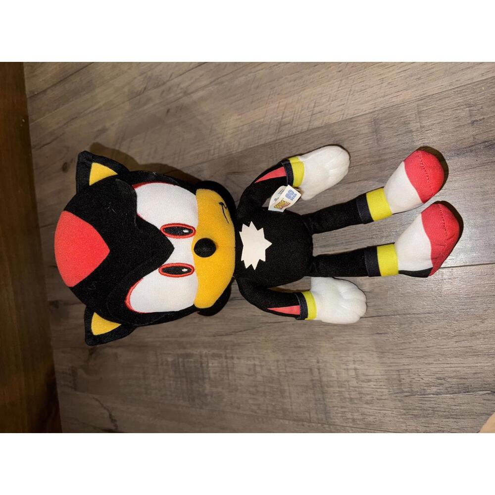 SEGA Sonic The Hedgehog Shadow Plush 12" Black Stuffy‎ Stuffed Toy